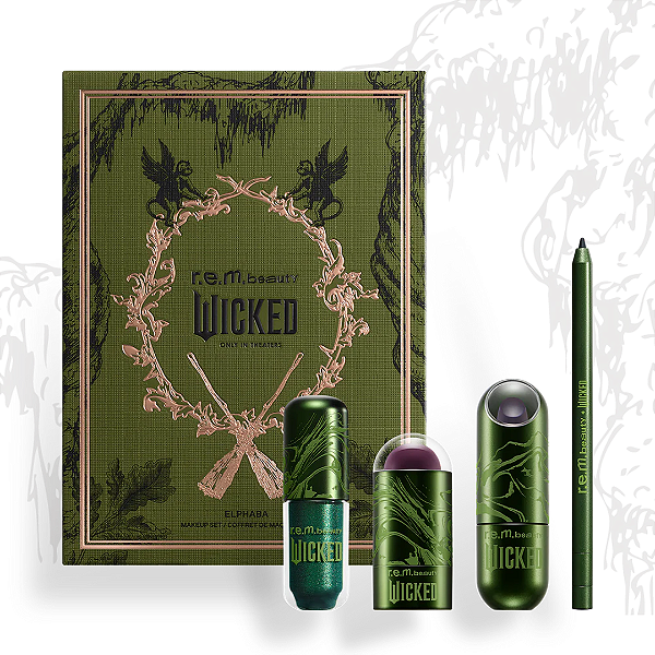Kit de Maquiagem R.e.m Beauty X Wicked Elphaba Makeup Set | EDIÇÃO LIMITADA