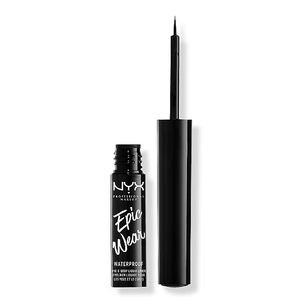 Delineador Nyx Epic Wear Long Lasting Liquid Eyeliner | Cor: Black