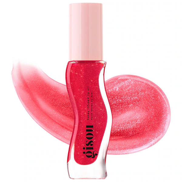 Lip Oil Gisou Honey Infused Hydrating Lip Oil | Cor: Cherry On The Cake