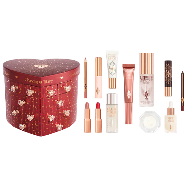 Calendário do Advento Charlotte Tilbury Lucky Chest of Beauty Secrets Set | EDIÇÃO LIMITADA