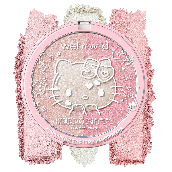 Iluminador Wet´n Wild X Hello Kitty Highlighter Trio | Cor: Cutie Pie