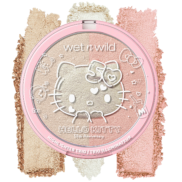 Iluminador Wet´n Wild X Hello Kitty Highlighter Trio | Cor: Forever Star