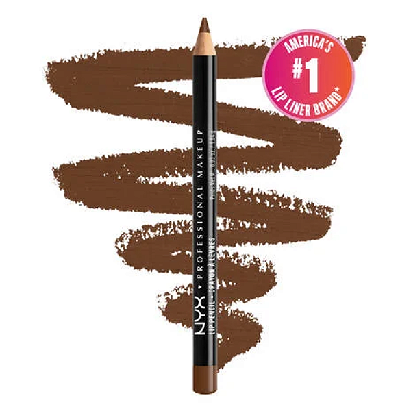Lápis de Boca Nyx Slim Lip Pencil Creamy Long-Lasting Lip Liner | Cor: Hot Cocoa