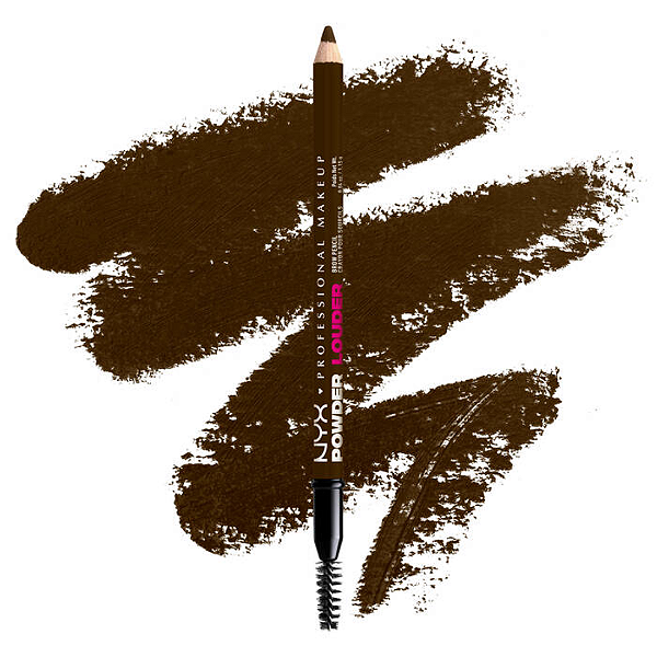 Lápis de Sobrancelhas Nyx Powder Louder Brow Pencil | Cor: Ash Brown