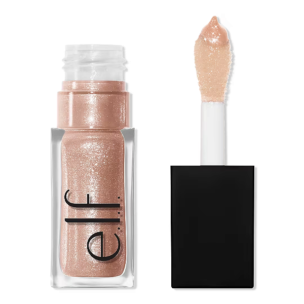 Gloss Labial com Glitter E.l.f Glow Reviver Lip Oil Glimmer | Cor: Crystal Baller