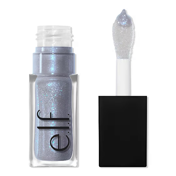 Gloss Labial com Glitter E.l.f Glow Reviver Lip Oil Glimmer | Cor: Opal-ogy Tour