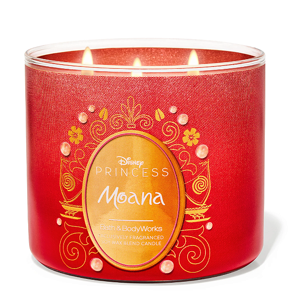 Vela Bath And Body Works Moana 3-Wick Candle