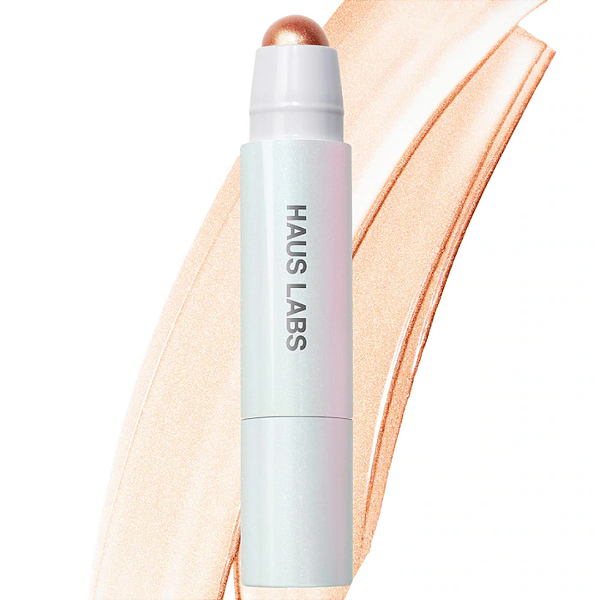 Iluminador em Bastão Haus Labs Bio-Radiant Glassy Balm Highlighter Stick | Cor: Glassy Citrine