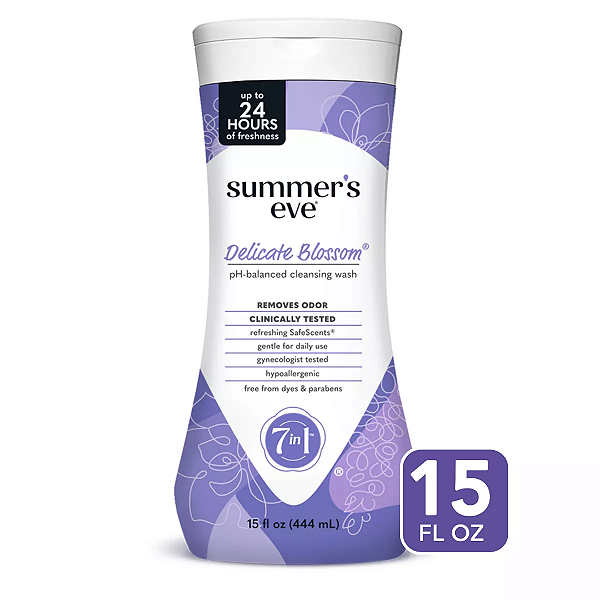 Sabonete íntimo Summer's Eve Delicate Blossom Feminine Cleansing Wash 444ml