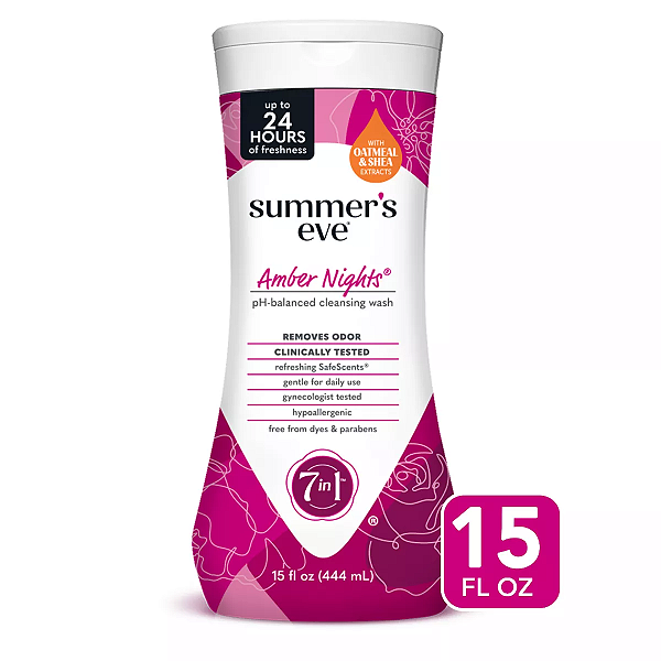 Sabonete Íntimo Summer's Eve Amber Nights Feminine Cleansing Wash 444ml