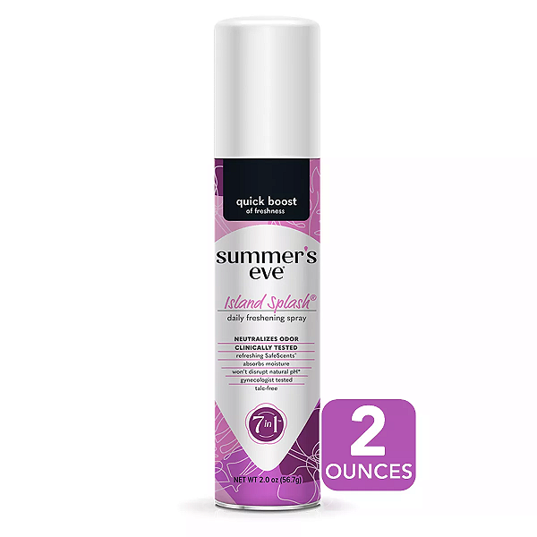 Spray Perfumado para Área Íntima Summer's Eve Island Splash Feminine Freshening Spray | 56.7G