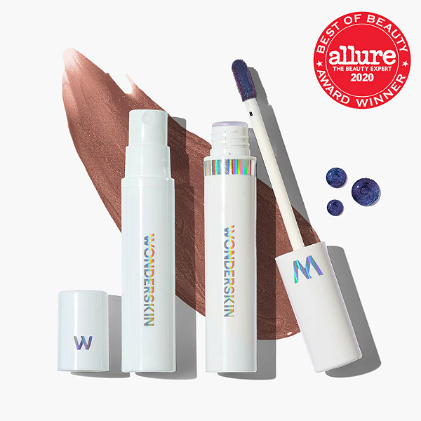 Kit Batom WonderSkin Wonder Blading Peel & Reveal Lip Color Kit | Cor: Hush (neutral brown)