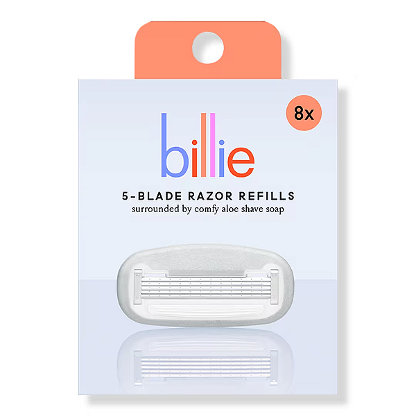 Refil Lâminas de Depilação Billie 5 Blade Razor Refills | 8 Und