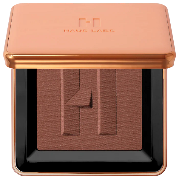 Pó Bronzeador Haus Labs Power Sculpt Velvet Talc-Free Powder Bronzer | Cor: Jatoba Sun Deep