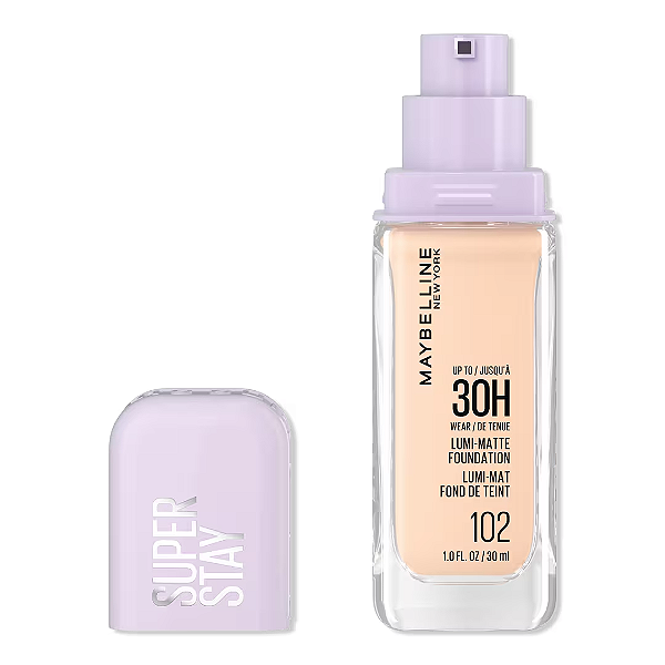 Base Líquida Maybelline Super Stay Up to 30HR Wear Lumi-Matte Longwear Foundation | Cor: 102