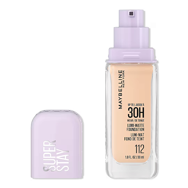 Base Líquida Maybelline Super Stay Up to 30HR Wear Lumi-Matte Longwear Foundation | Cor: 112