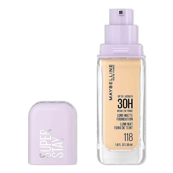 Base Líquida Maybelline Super Stay Up to 30HR Wear Lumi-Matte Longwear Foundation | Cor: 118
