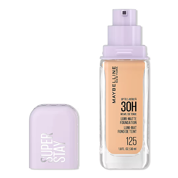 Base Líquida Maybelline Super Stay Up to 30HR Wear Lumi-Matte Longwear Foundation | Cor: 125
