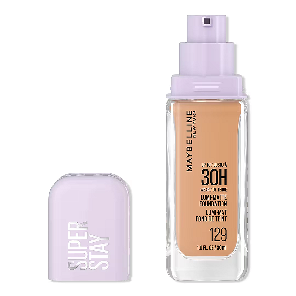 Base Líquida Maybelline Super Stay Up to 30HR Wear Lumi-Matte Longwear Foundation | Cor: 129