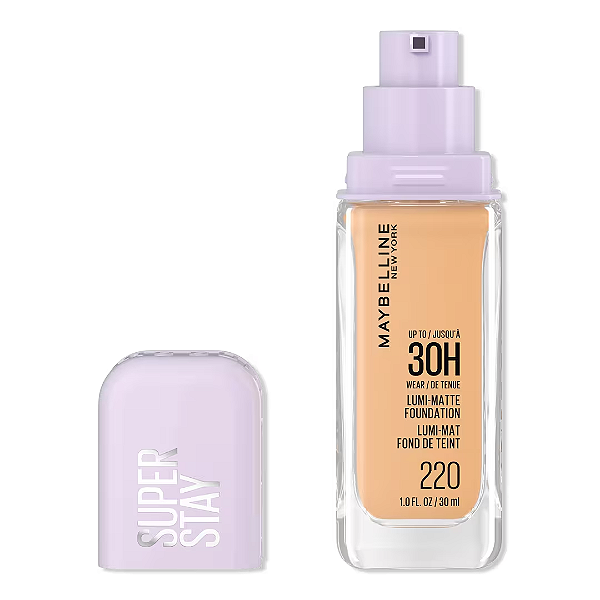 Base Líquida Maybelline Super Stay Up to 30HR Wear Lumi-Matte Longwear Foundation | Cor: 220