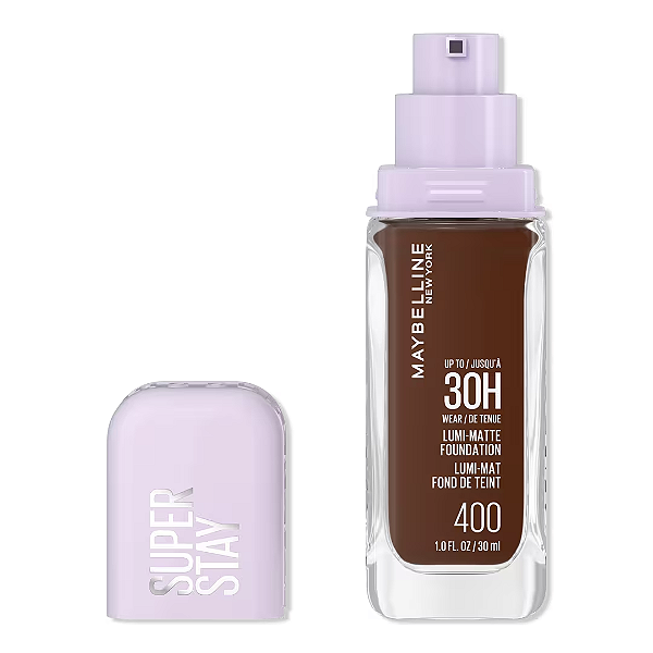 Base Líquida Maybelline Super Stay Up to 30HR Wear Lumi-Matte Longwear Foundation | Cor: 400