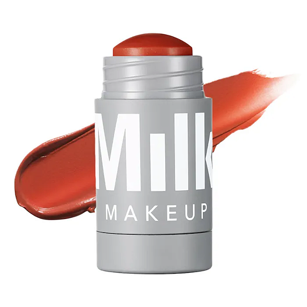 Blush Milk Makeup Lip + Cheek Non-Comedogenic Cream Blush Stick | Cor: Swerve
