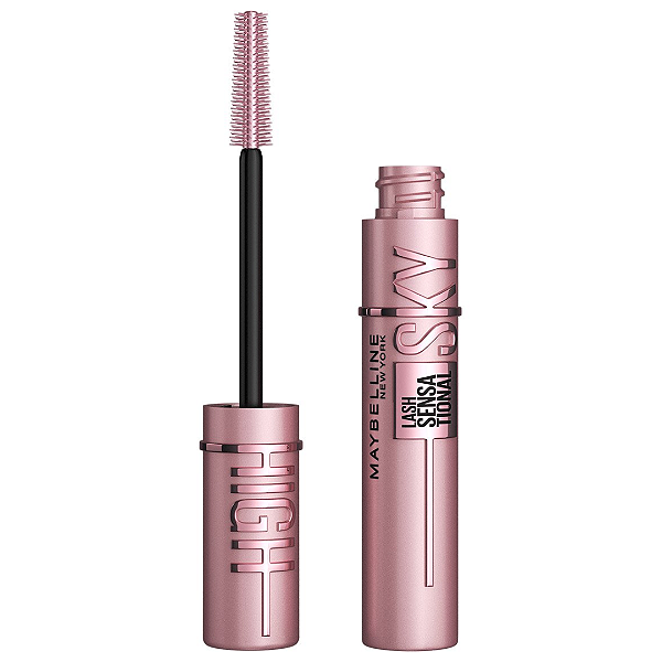 Máscara de Cílios Maybelline Lash Sensational Sky High Waterproof Mascara | Cor: Blackest Black