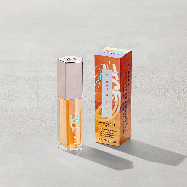 Gloss Fenty Beauty Gloss Bomb Ice Cooling Lip Luminizer | Cor: Melon Chillz | Edição Limitada