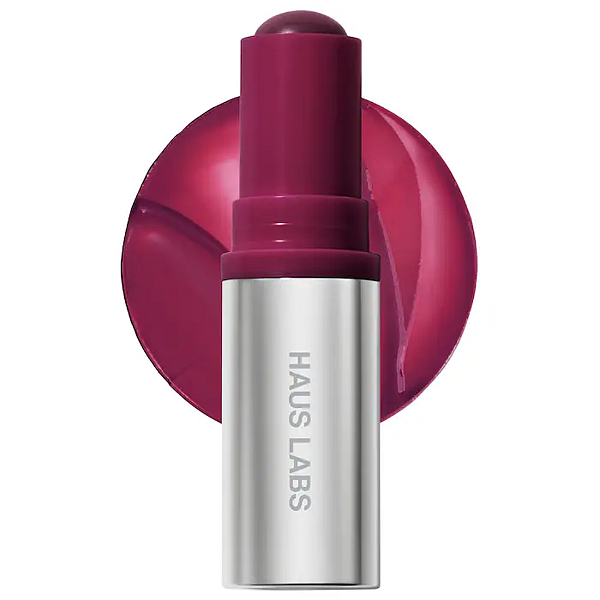 Blush em Bastão Haus Labs Color Fuse Longwear Hydrating Glassy Lip + Cheek Blush Balm Stick | Cor: Glassy Acai