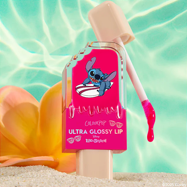 Gloss Colourpop Disney Lilo & Stitch Ultra Glossy Lip | Cor: Surfer Vibes - Lilo e Stitch