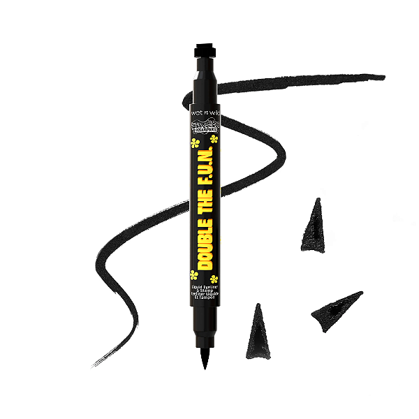 Delineador Wet N Wild Double the F.U.N. liquid eyeliner & stamp | Cor: Best day ever