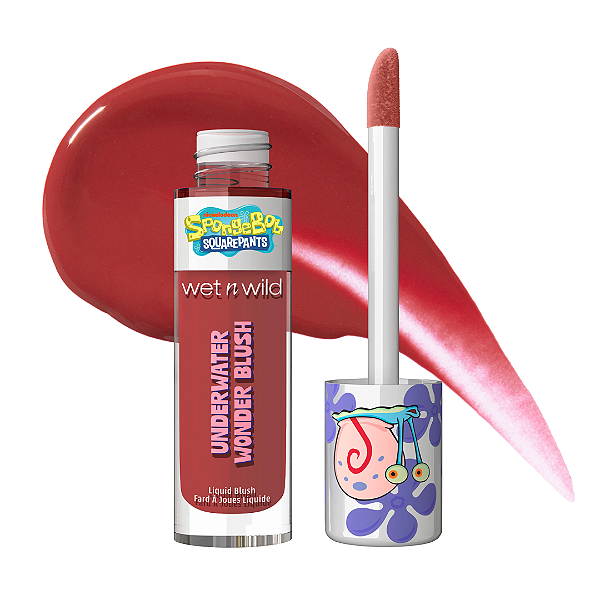 Blush Líquido Bob Esponja Wet N Wild Underwater wonder Liquid Blush | Cor: Snailed It