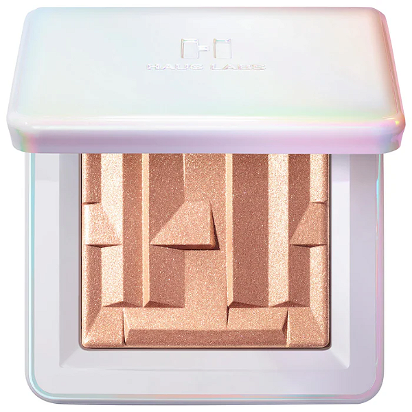 Iluminador Haus Labs By Lady Gaga Bio-Radiant Gel-Powder Illuminating Highlighter with Fermented Arnica | Cor: Peach Quartz