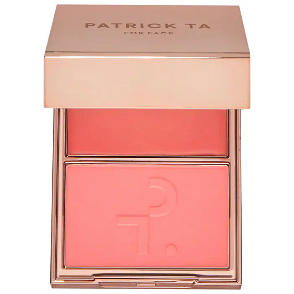 Duo Blush Patrick Ta Major Headlines Double-Take Crème & Powder Blush Duo | Cor: She's the Moment