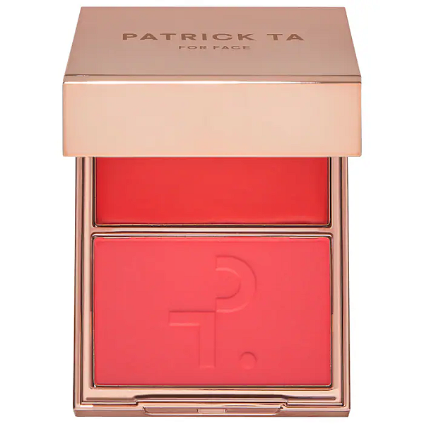 Duo Blush Patrick Ta Major Headlines Double-Take Crème & Powder Blush Duo | Cor: She's Vibrant