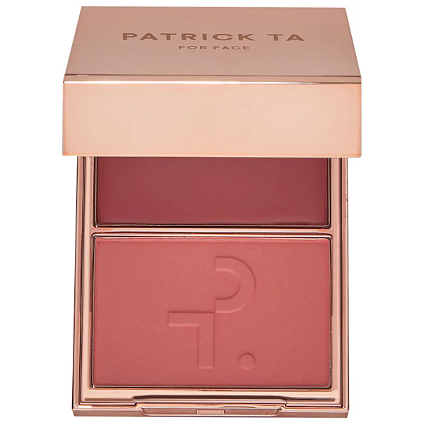 Duo Blush Patrick Ta Major Headlines Double-Take Crème & Powder Blush Duo | Cor: She's Flushed