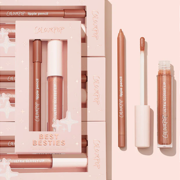 Kit Labial Colourpop Best Besties Lip Pencil & Lip Gloss Set