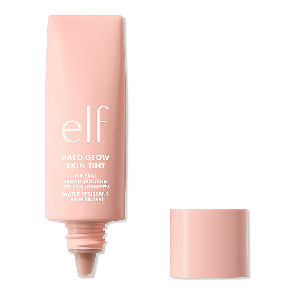 Base E.l.f Halo Glow Skin Tint Mineral SPF 50 | Cor: 12 Tan Cool
