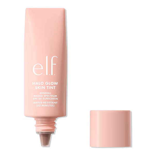 Base E.l.f Halo Glow Skin Tint Mineral SPF 50 | Cor: 14 Deep Warm