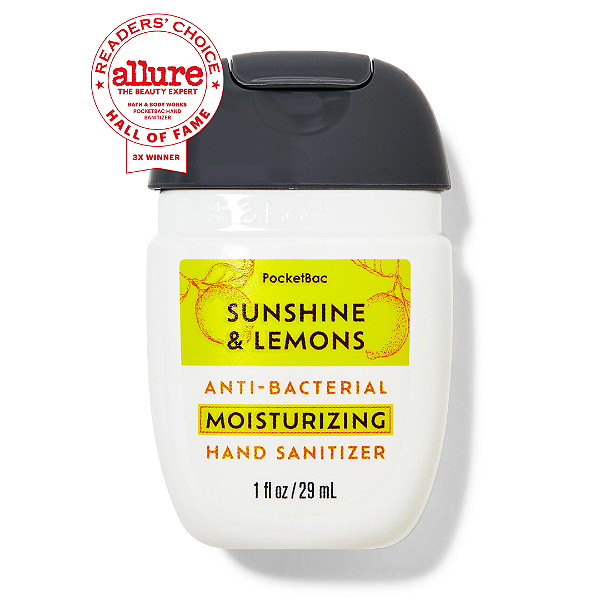 Higienizador de Mãos Hidratante Bath And Body Works Sunshine & Lemons PocketBac Hand Sanitizer | Sunshine & Lemons