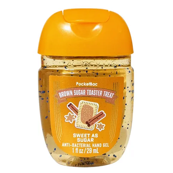 Higienizador de Mãos Bath and Body Works Brown Sugar Toaster Treat Sweet as Sugar PocketBac Hand Sanitizer | Brown Sugar Toaster Treat Sweet as Sugar