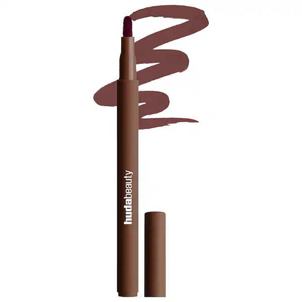 Contorno Labial Huda Beauty vLip Contour Lip Stain for 12-Hour Wear | Cor: Rich Brown