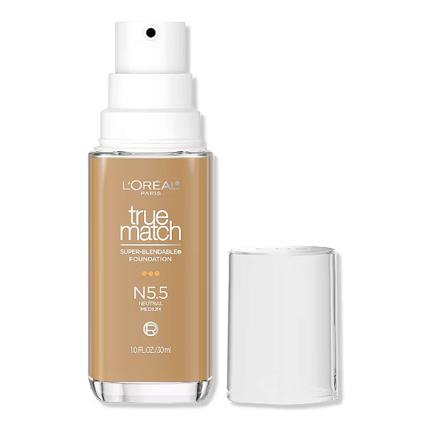 Base L'Oréal True Match Super-Blendable Foundation | Cor: N5.5 Neutral Medium Deep