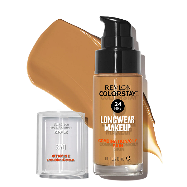 Base Revlon ColorStay Longwear Makeup SPF 15 | Cor: Toast (370)