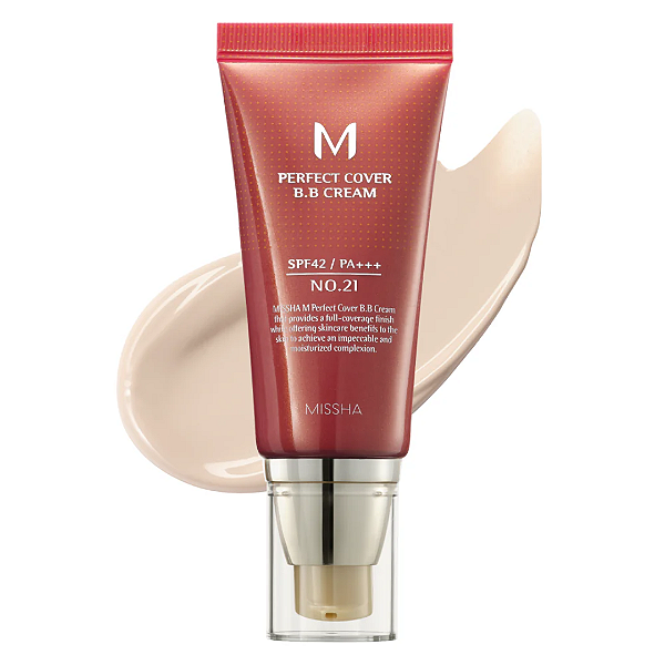 BB Cream MISSHA M Perfect Cover BB Cream SPF 42 PA+++ - 50ML | Cor: #21 Light Beige