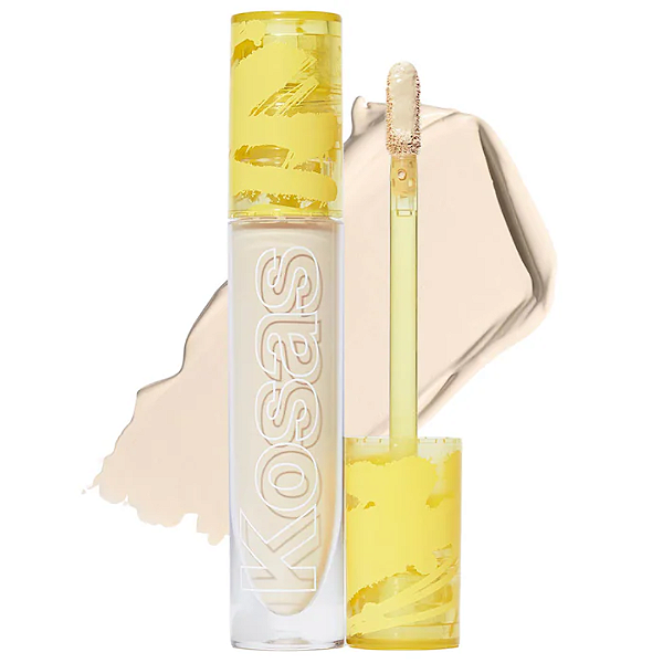 Corretivo Kosas Revealer Super Creamy + Brightening Concealer with Caffeine and Hyaluronic Acid | Cor: Tone 0.5 N