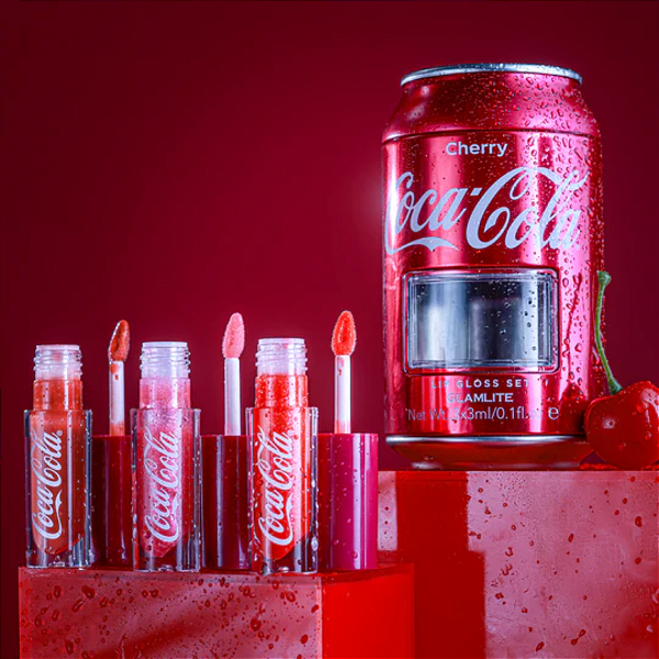 Trio de Gloss Glamlite Coca-Cola & Glamlite Cherry Lip Gloss Set | Coca-Cola