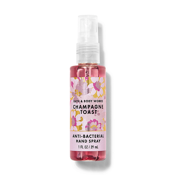 Higienizador para Mãos Bath And Body Works Hand Sanitizer Spray 30ml | Champagne Toast
