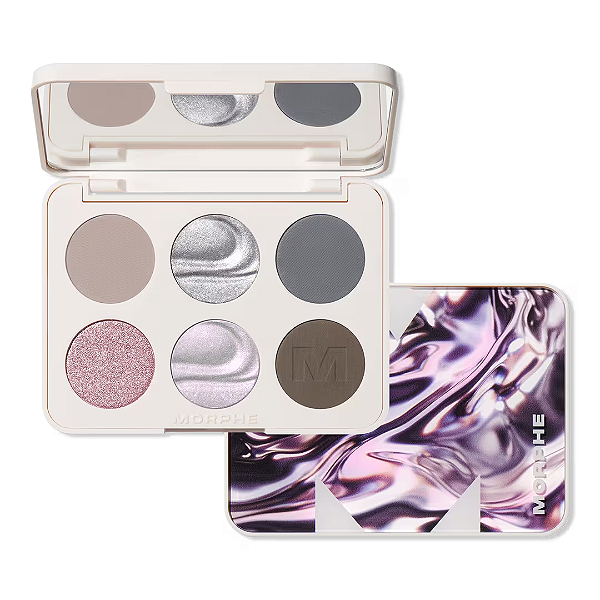Paleta de Sombras Morphe ChromaPlus 6-Pan Eyeshadow Palette | Cor: Cyber Chrome