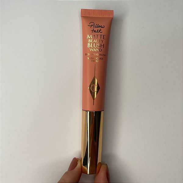 Blush Charlotte Tilbury Pillow Talk Matte Beauty Blush Wand | Cor: Pillow Talk Pink Pop (Sem caixa, embalagem arranhada)